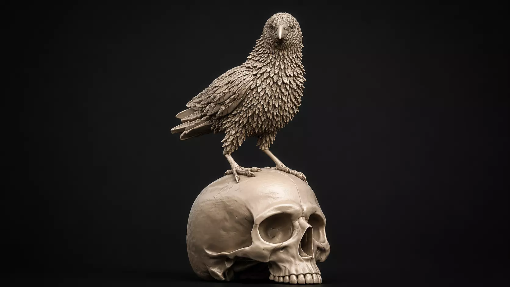 bird crow 3D print model