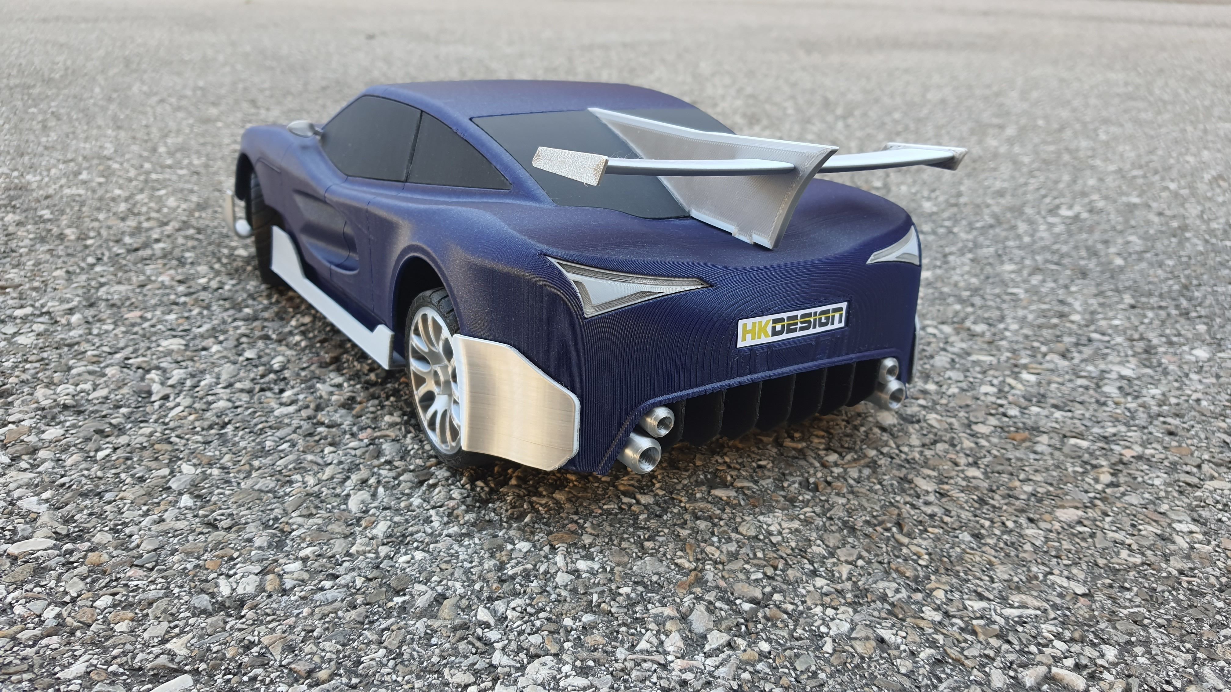Sport car body  3D print model_7