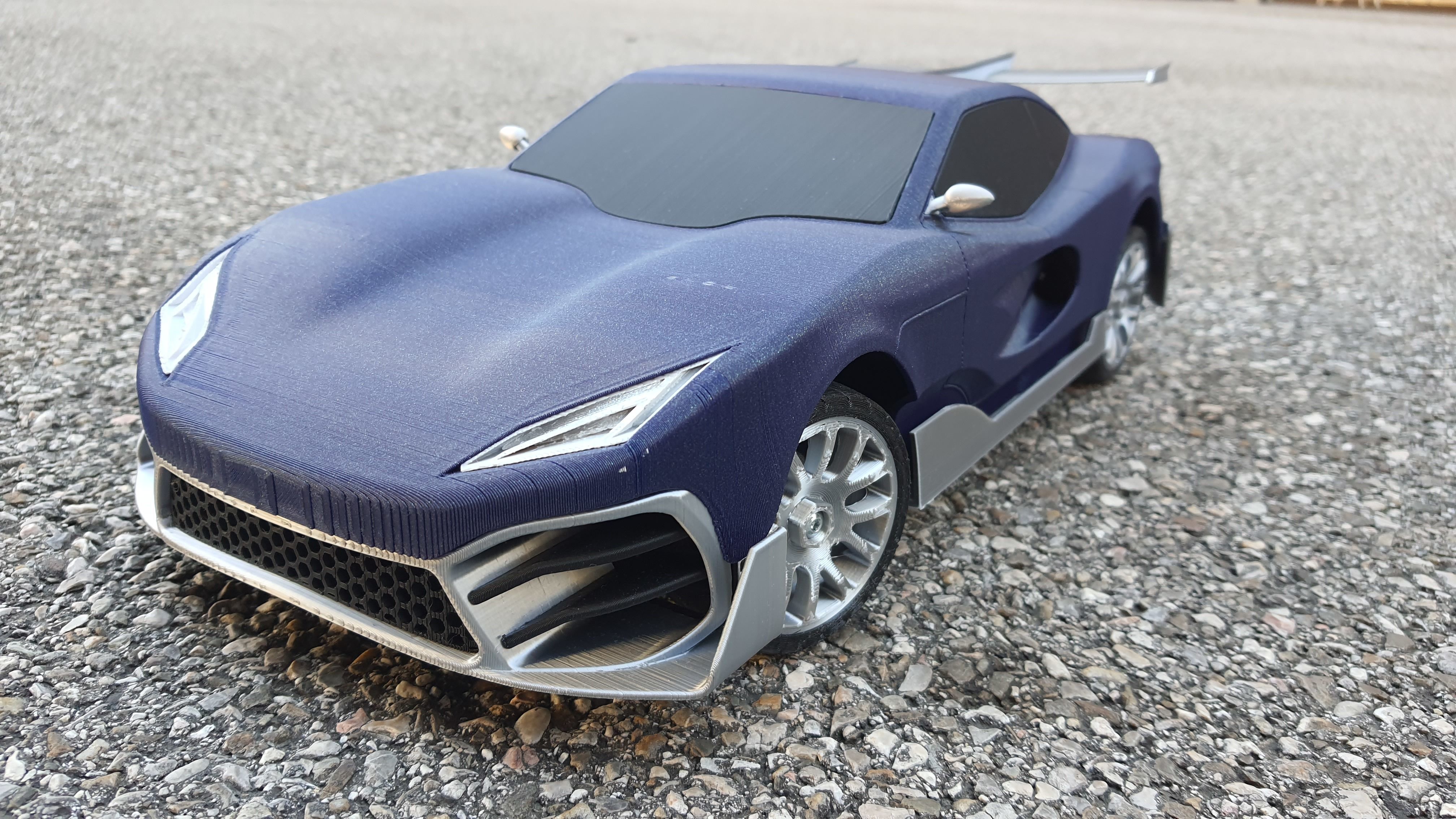 Sport car body  3D print model_10