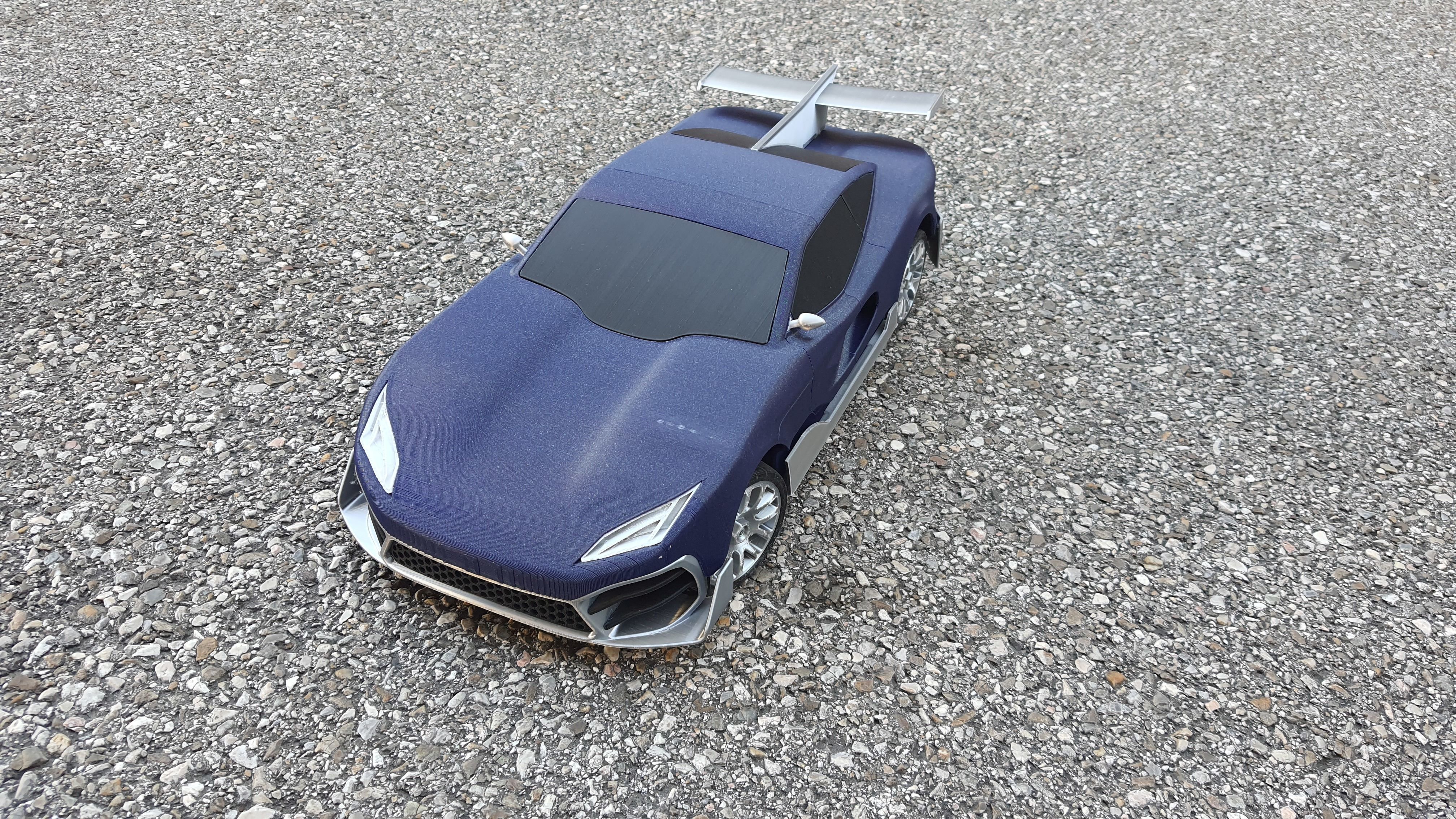 Sport car body  3D print model_11