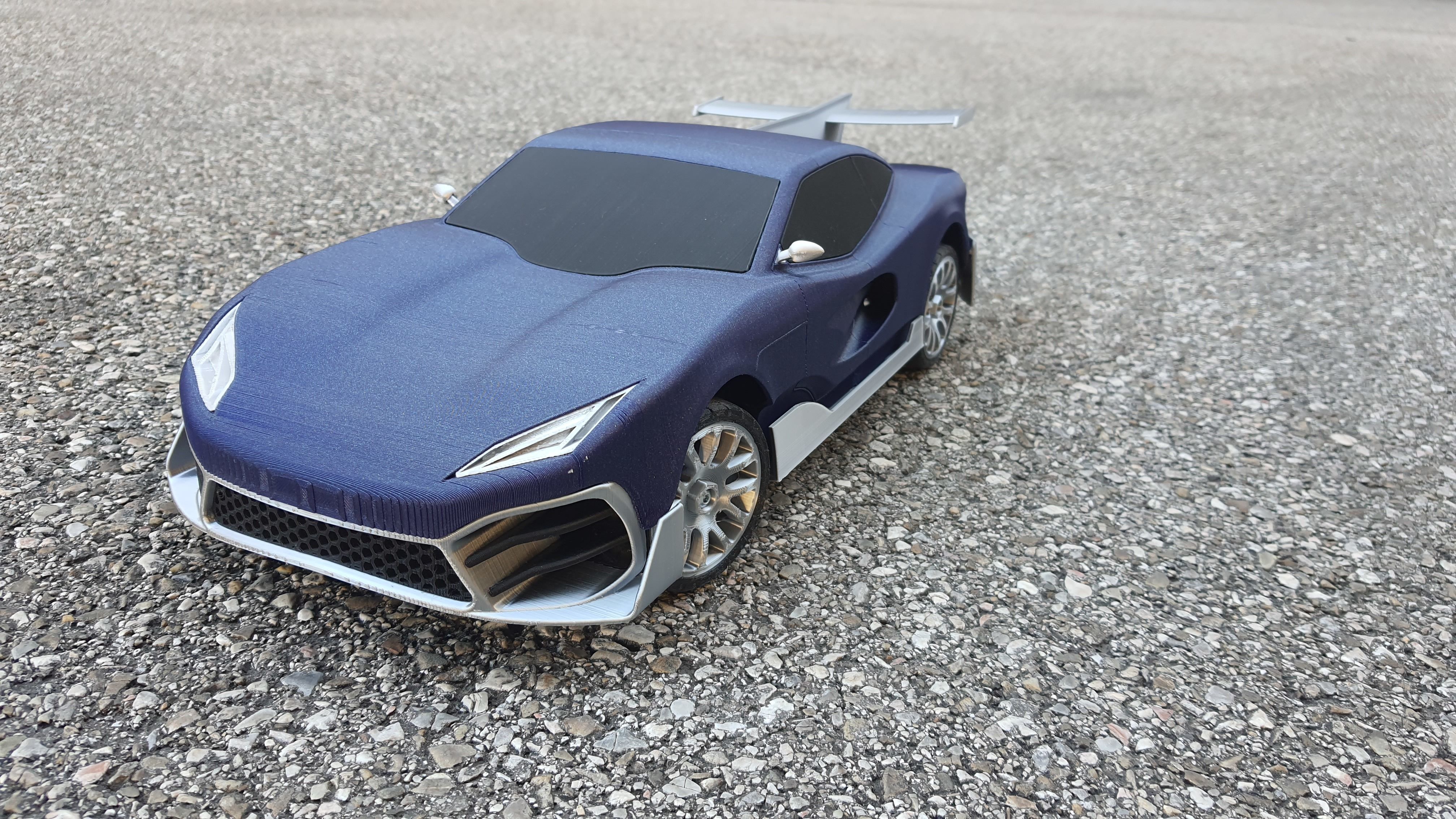 Sport car body  3D print model_4