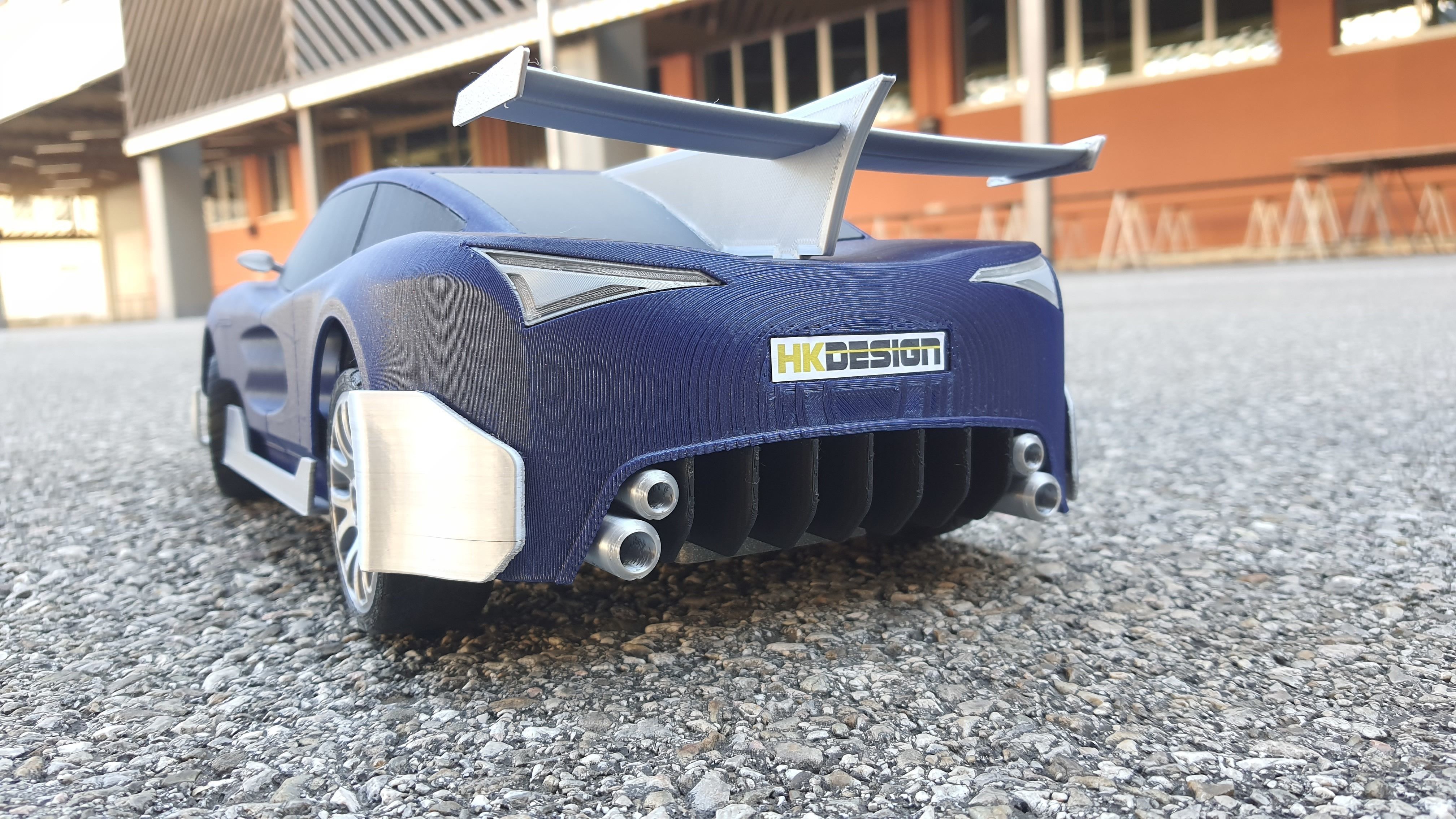Sport car body  3D print model_6
