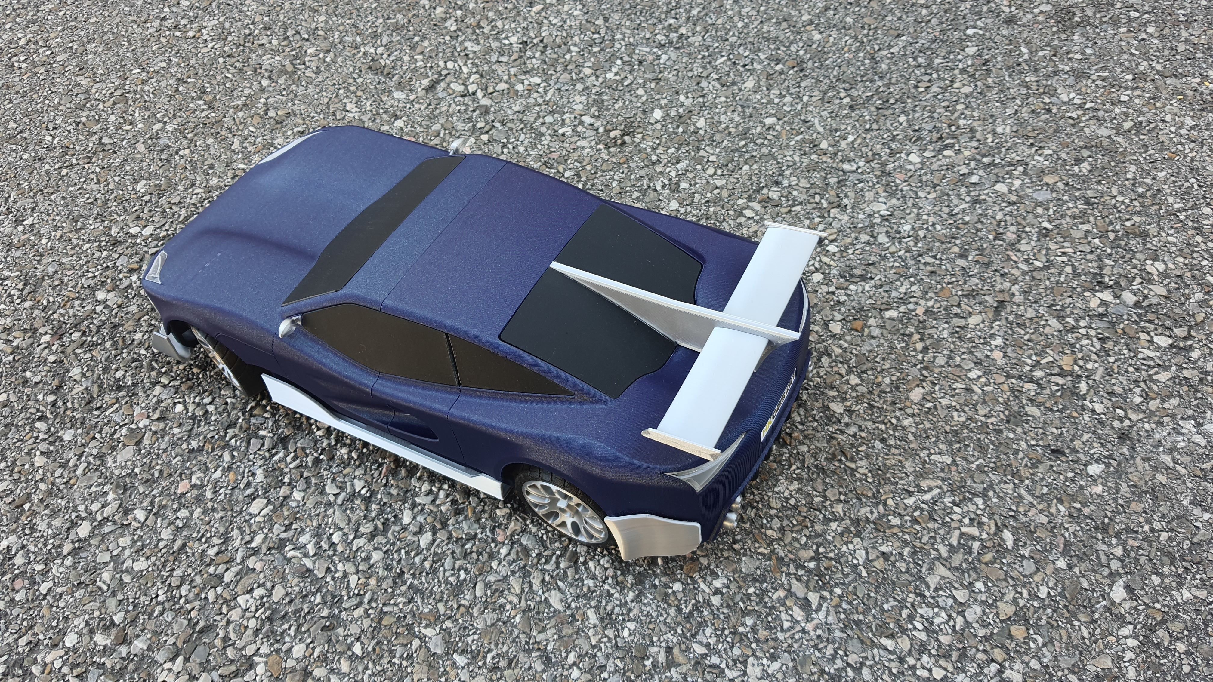 Sport car body  3D print model_8