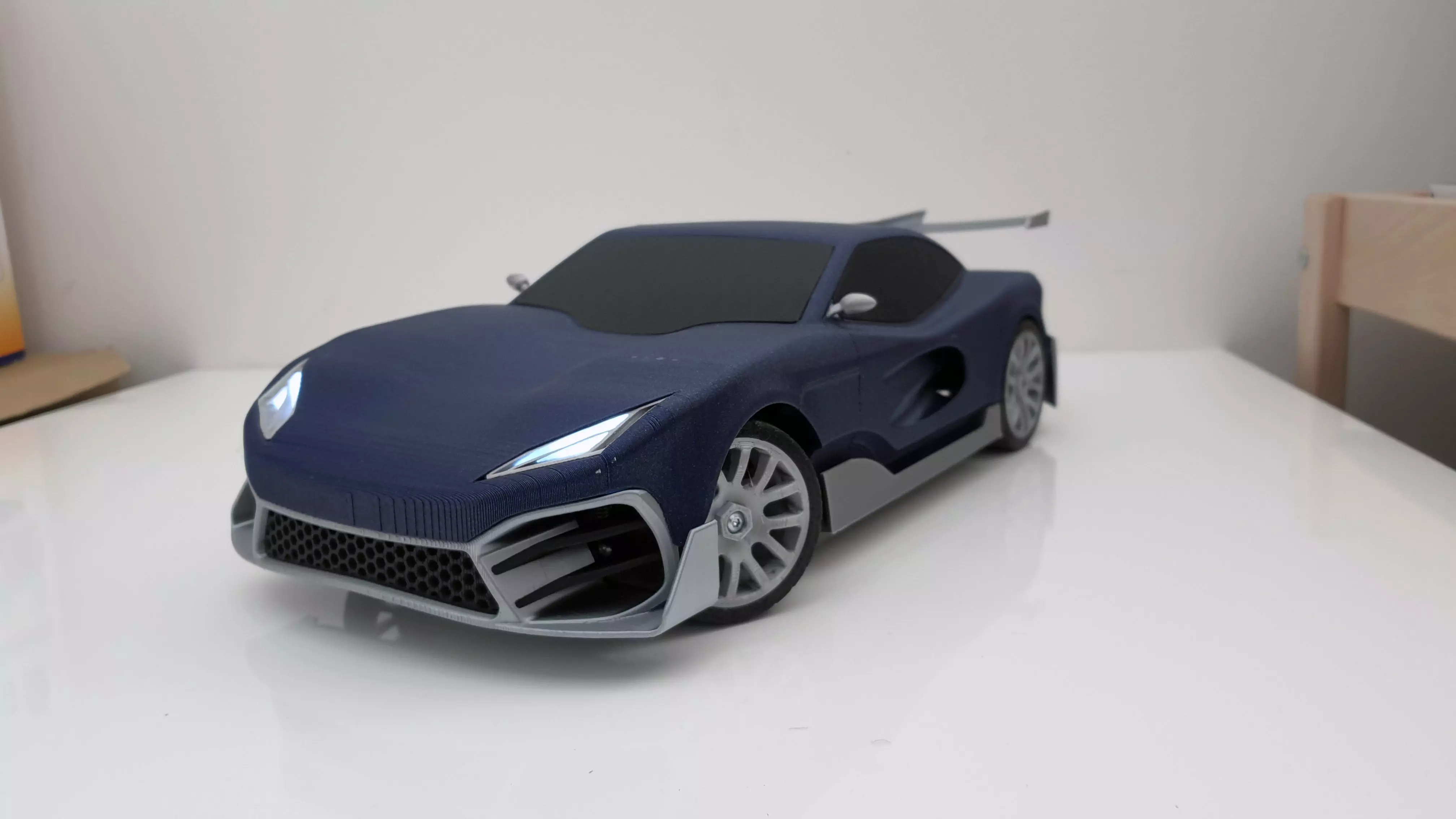 Sport car body  3D print model_0