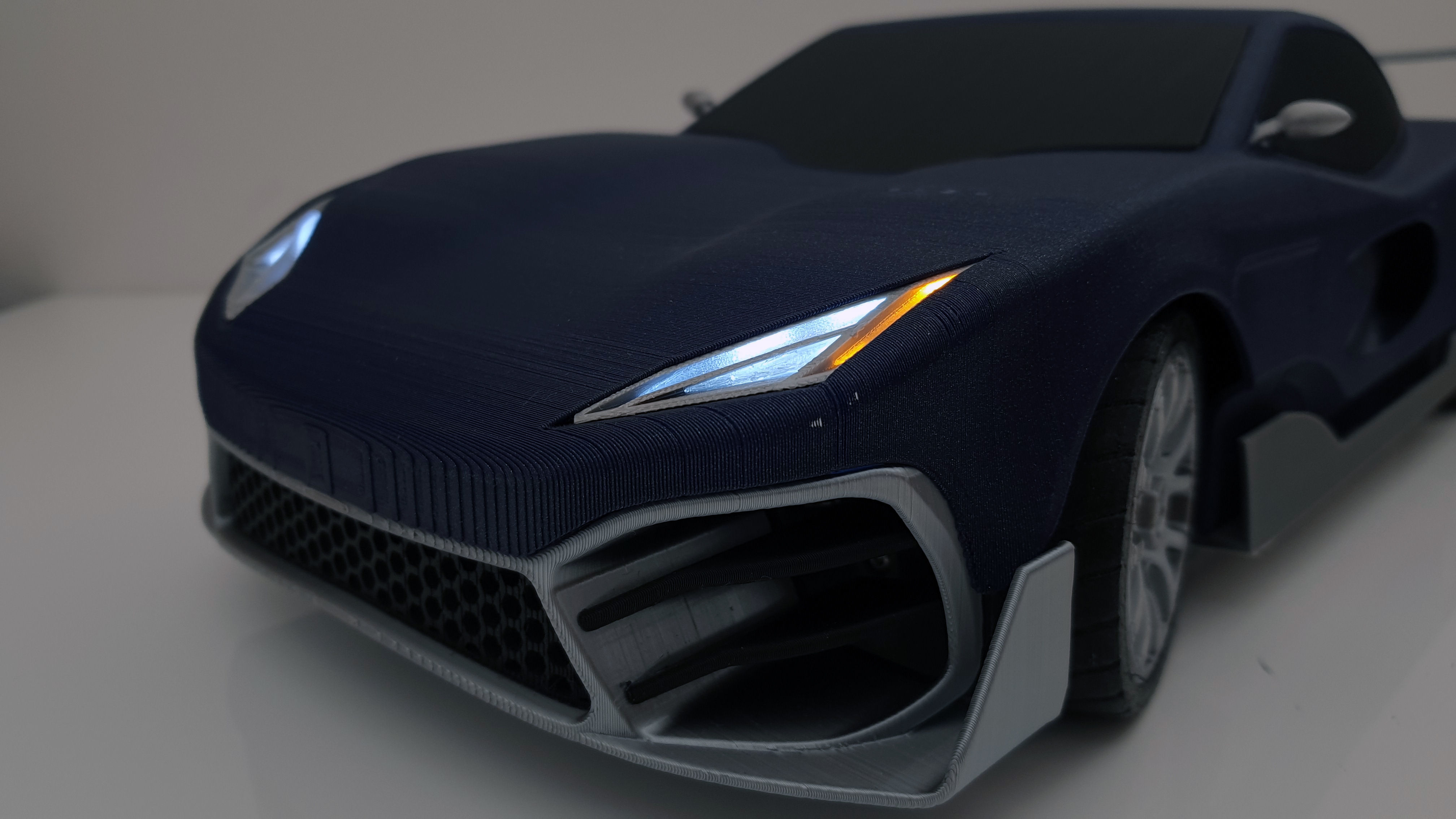 Sport car body  3D print model_3