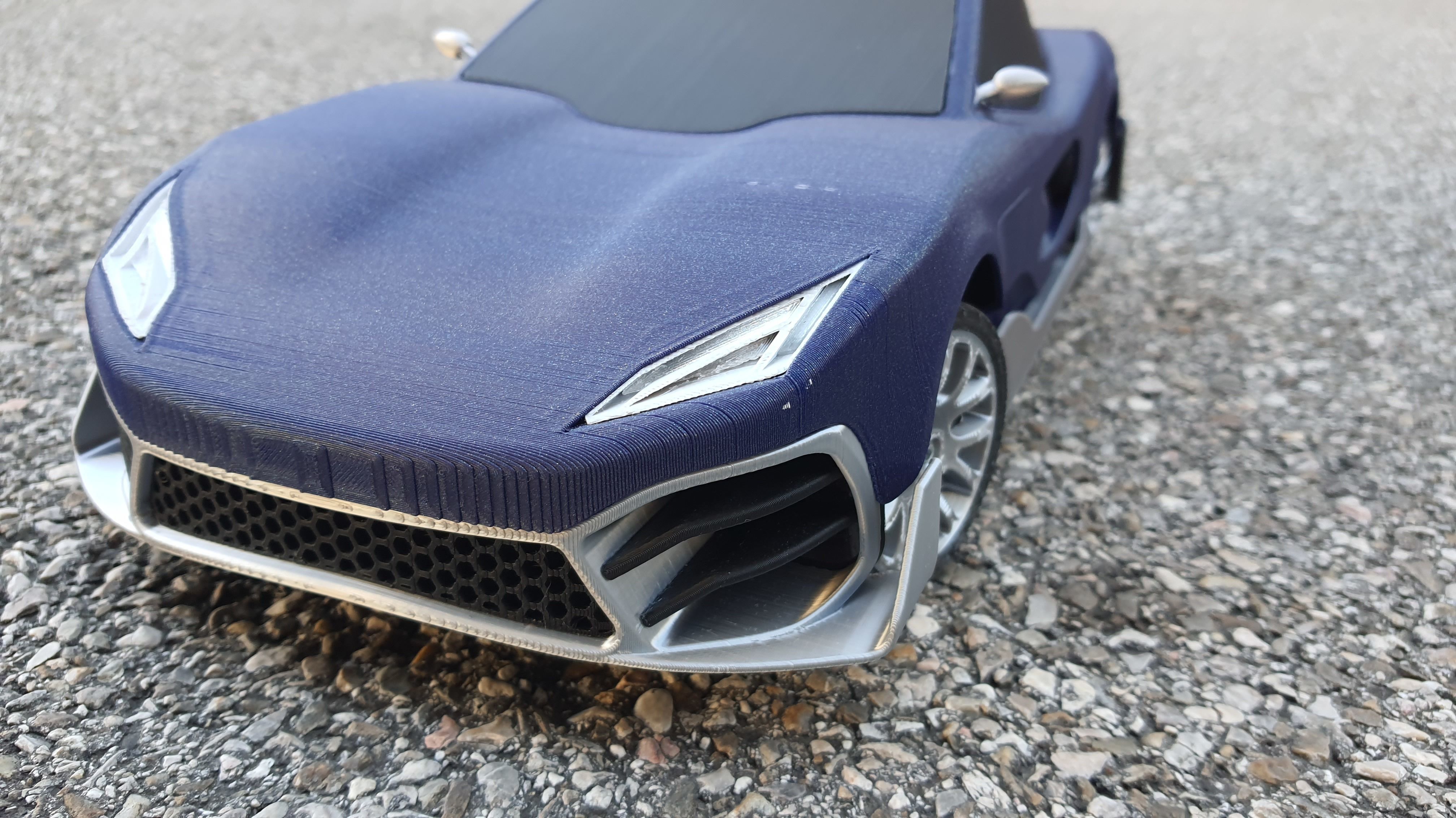 Sport car body  3D print model_9