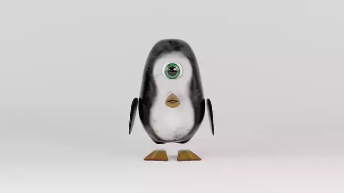 cyclops penguin 3D model