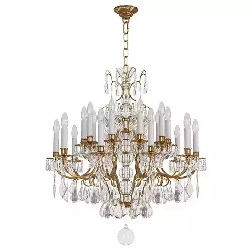Antoinette Medium Chandelier 3D model