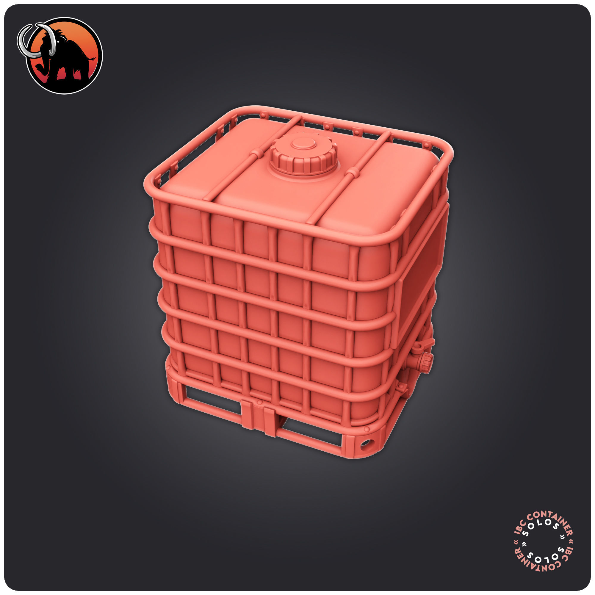 IBC Container 3D model 3D printable | CGTrader