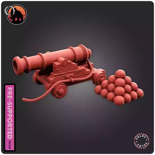 Pirate Cannon 3D print model