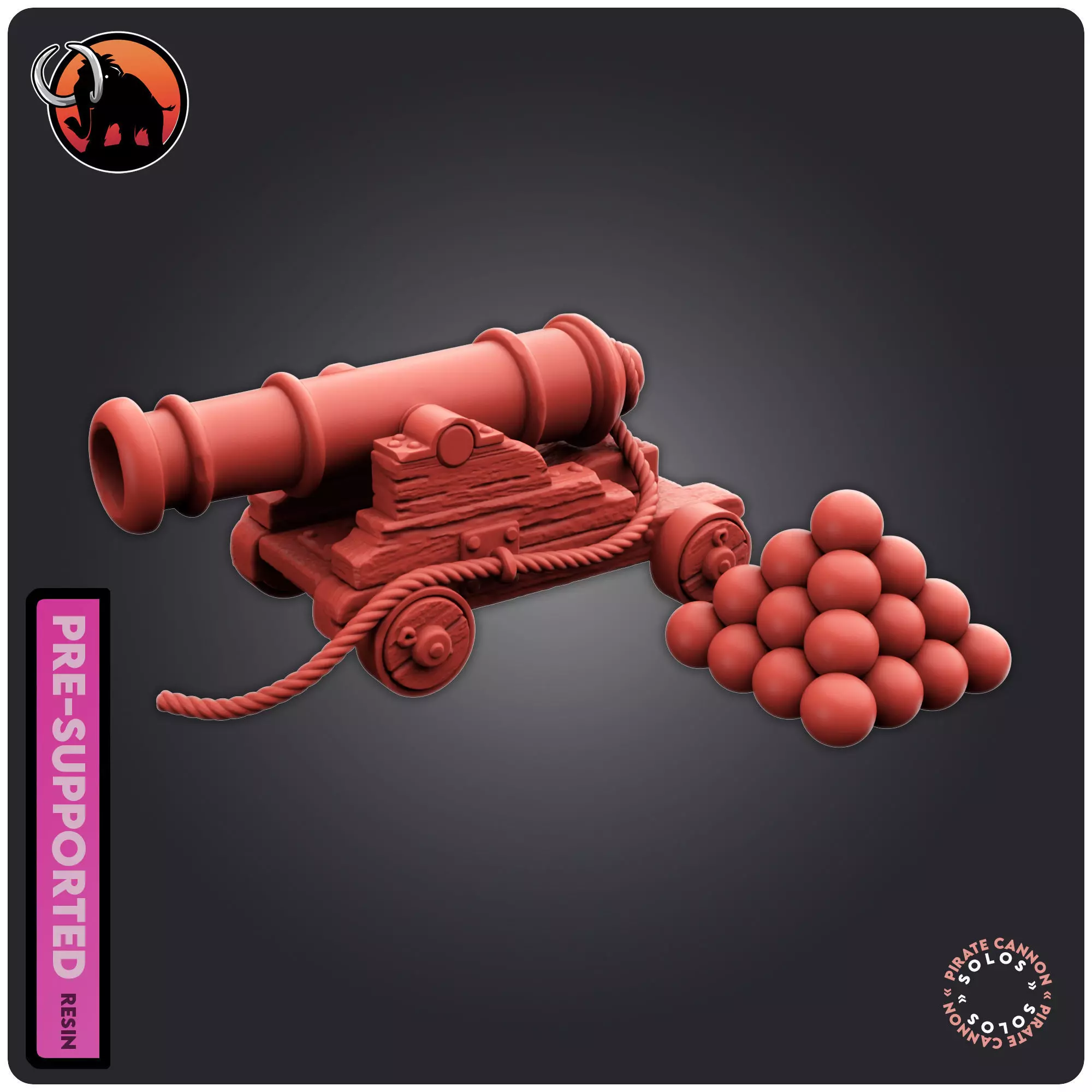 Pirate Cannon 3D print model