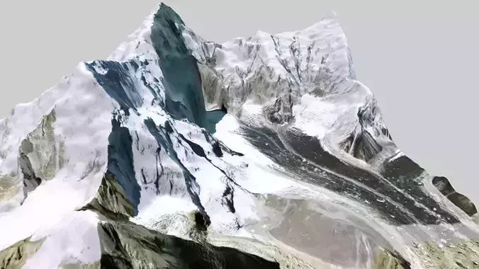 Mountain landscape Chomolungma