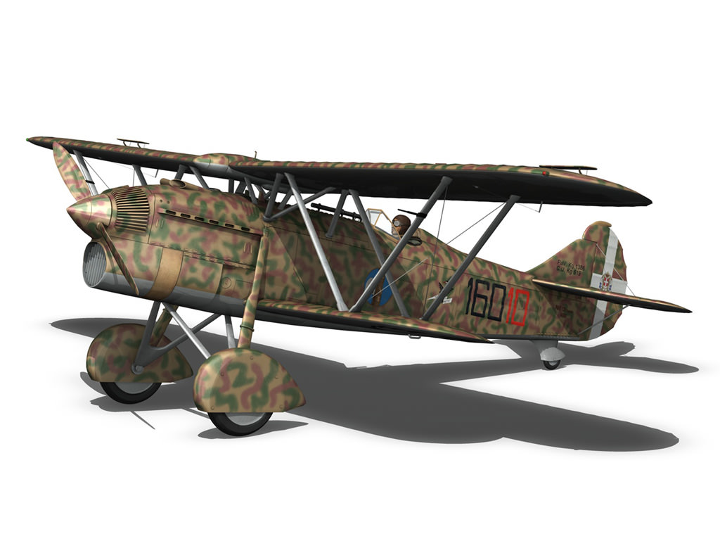 Fiat CR 32 - Italy Airforce - 160 Squadriglia 3D model_17