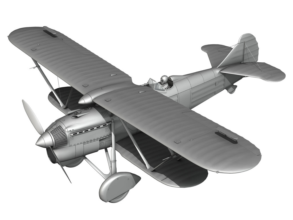Fiat CR 32 - Italy Airforce - 160 Squadriglia 3D model_19