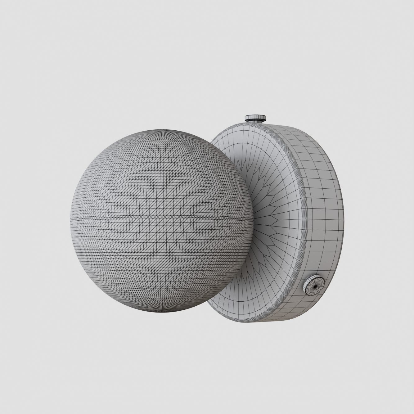 Orb Sconce  3D model_1