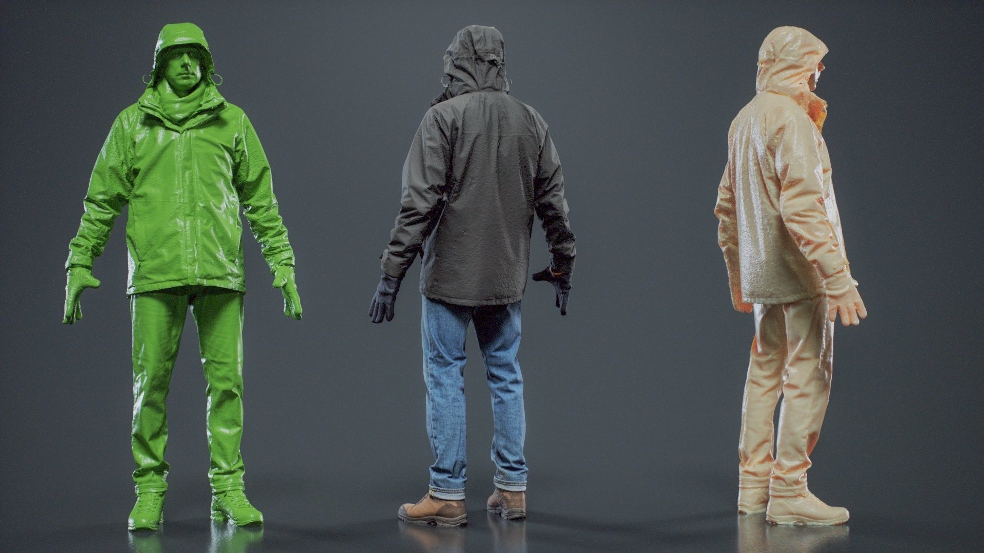 Winter Hiking Man 009 RAW Scan 3D model_7