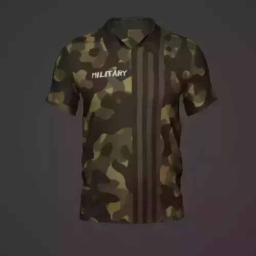 Military Soldier Clothing T-shirt Low-poly 3D model