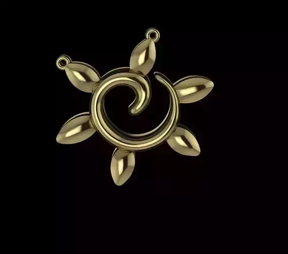 pendant sun 3D print model