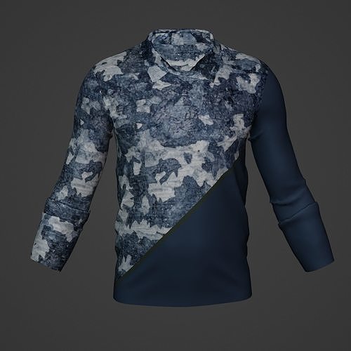 Military Soldier Clothing T-shirt Low-poly 3D model