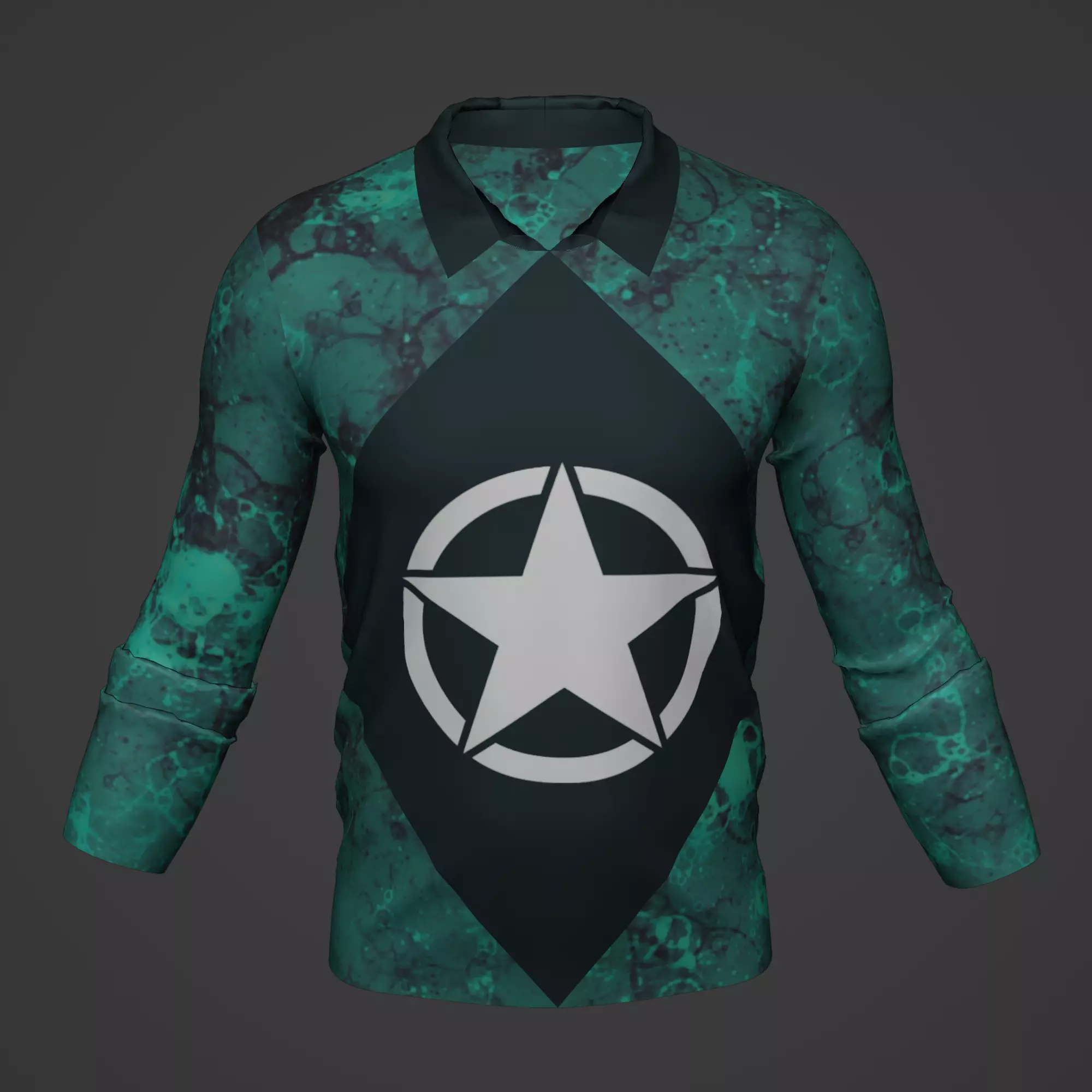 Military Soldier Clothing T-shirt Low-poly 3D model