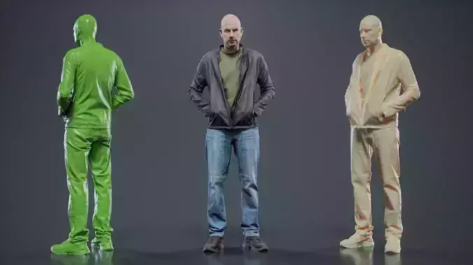 Tough Guy In Leather Jacket 002 RAW Scan