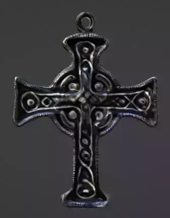 Gothic Cross Pendant