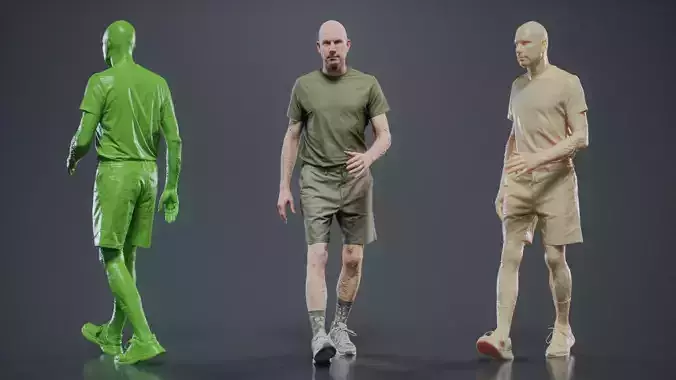 Sushi Scout Man Walking 002 RAW Scan