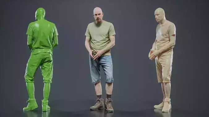 Summer Walking Man 007 RAW Scan