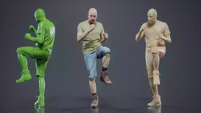 Summer Walking Man 005 RAW Scan