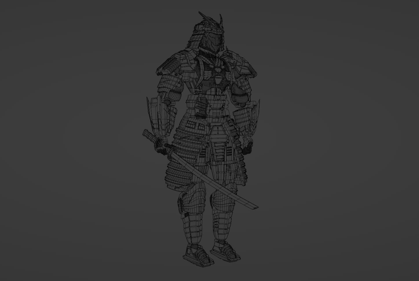 Samurai Sentinel 3D model_10