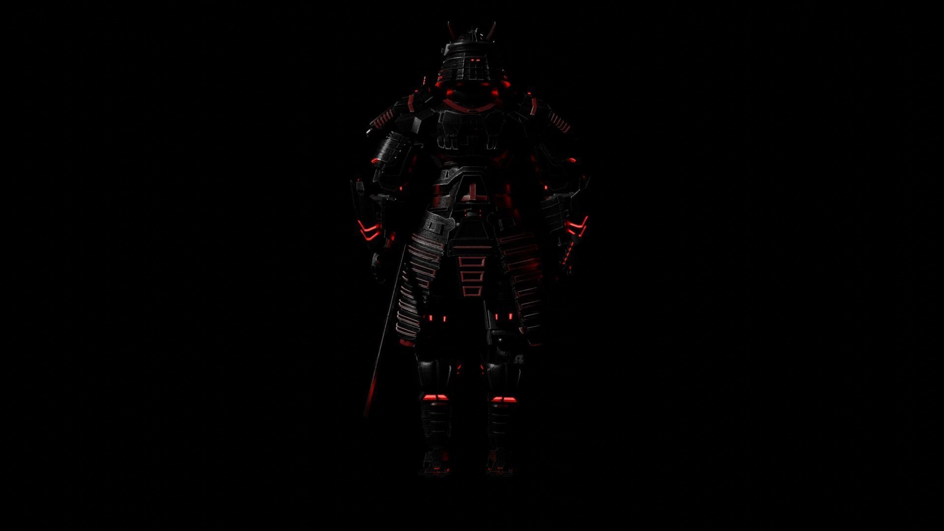 Samurai Sentinel 3D model_4