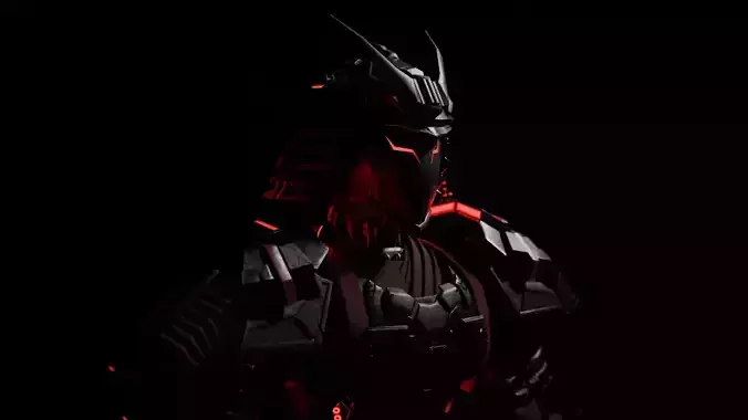 Samurai Sentinel 3D model