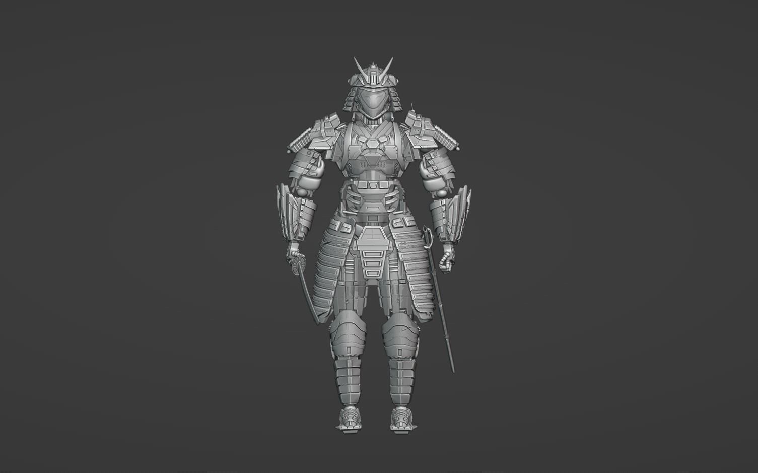 Samurai Sentinel 3D model_8