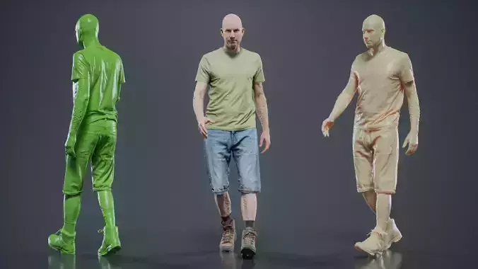 Summer Walking Man 003 RAW Scan