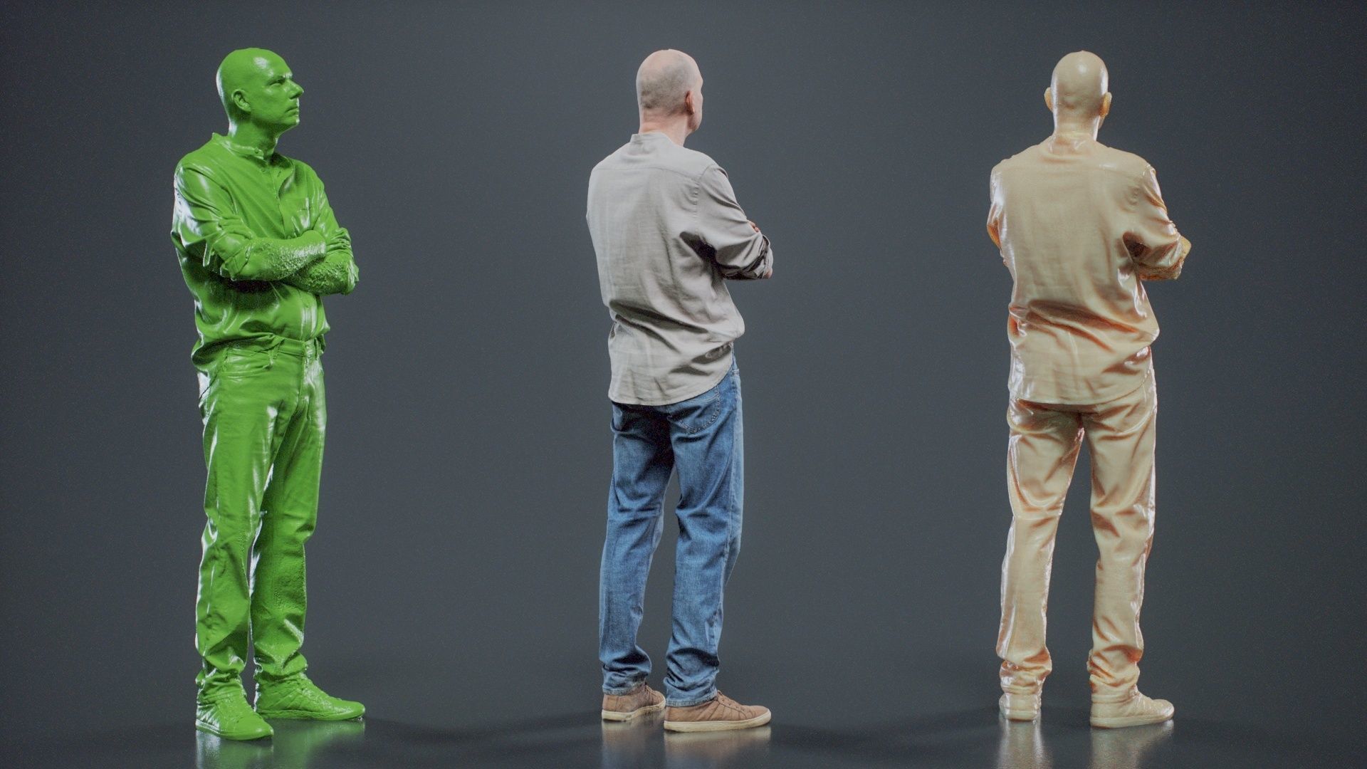 Sloppy Shirt Man 005 RAW Scan 3D model_5