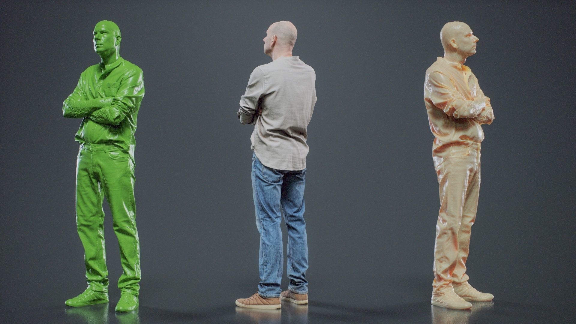 Sloppy Shirt Man 005 RAW Scan 3D model_8