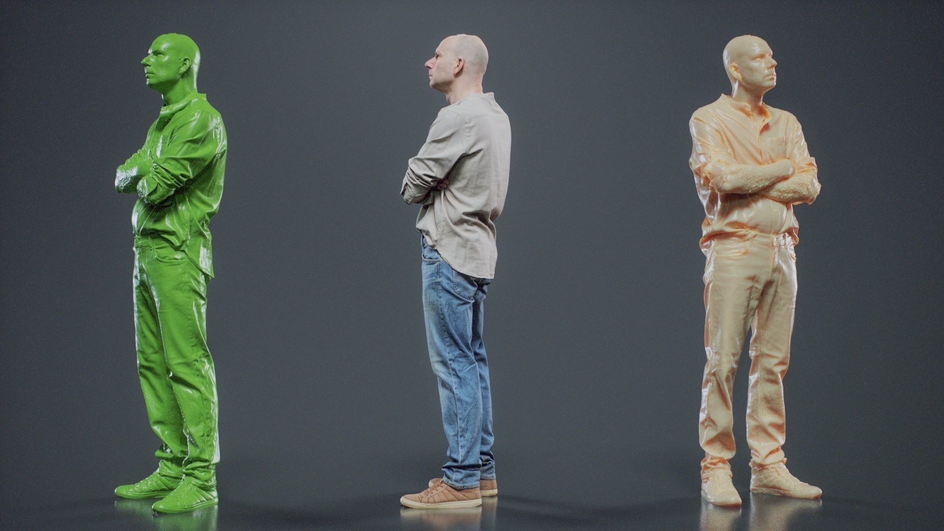 Sloppy Shirt Man 005 RAW Scan 3D model_9