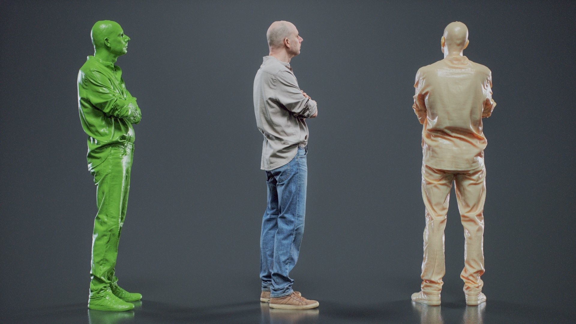 Sloppy Shirt Man 005 RAW Scan 3D model_4