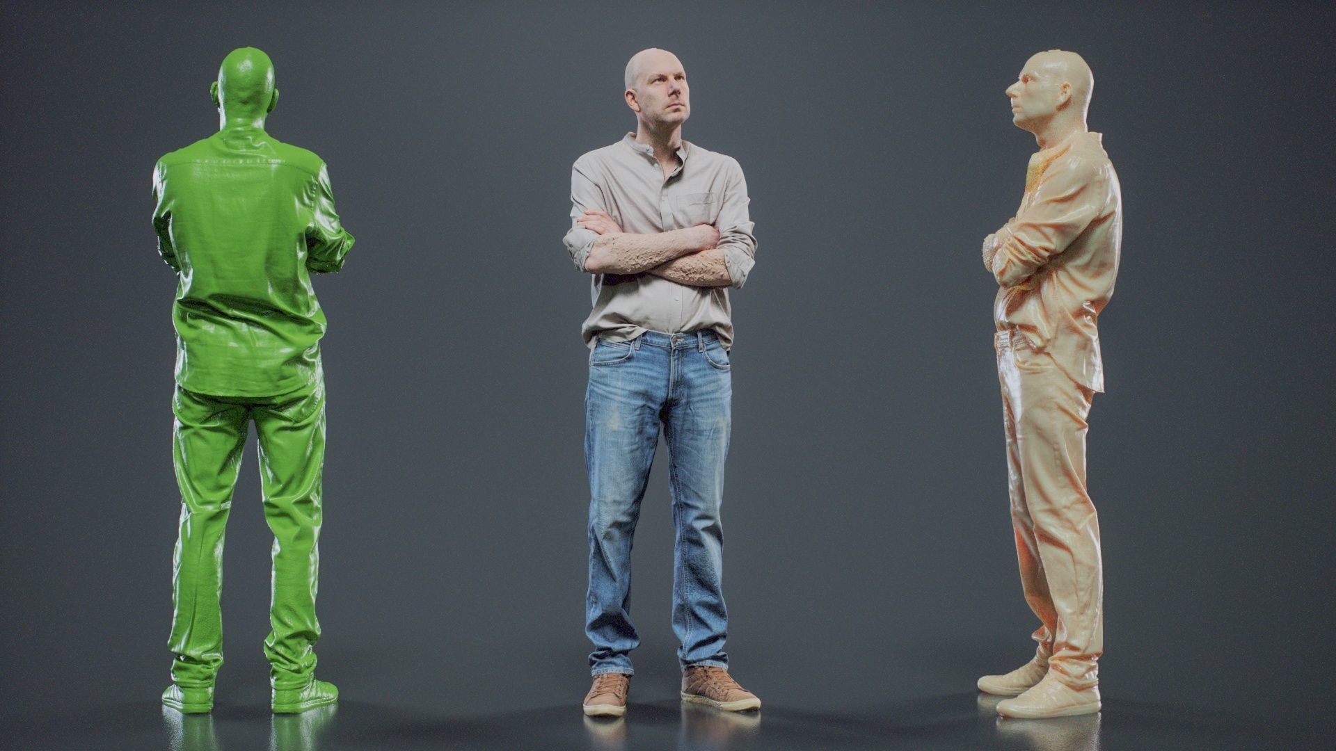 Sloppy Shirt Man 005 RAW Scan 3D model_1