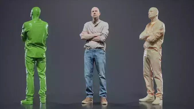 Sloppy Shirt Man 005 RAW Scan