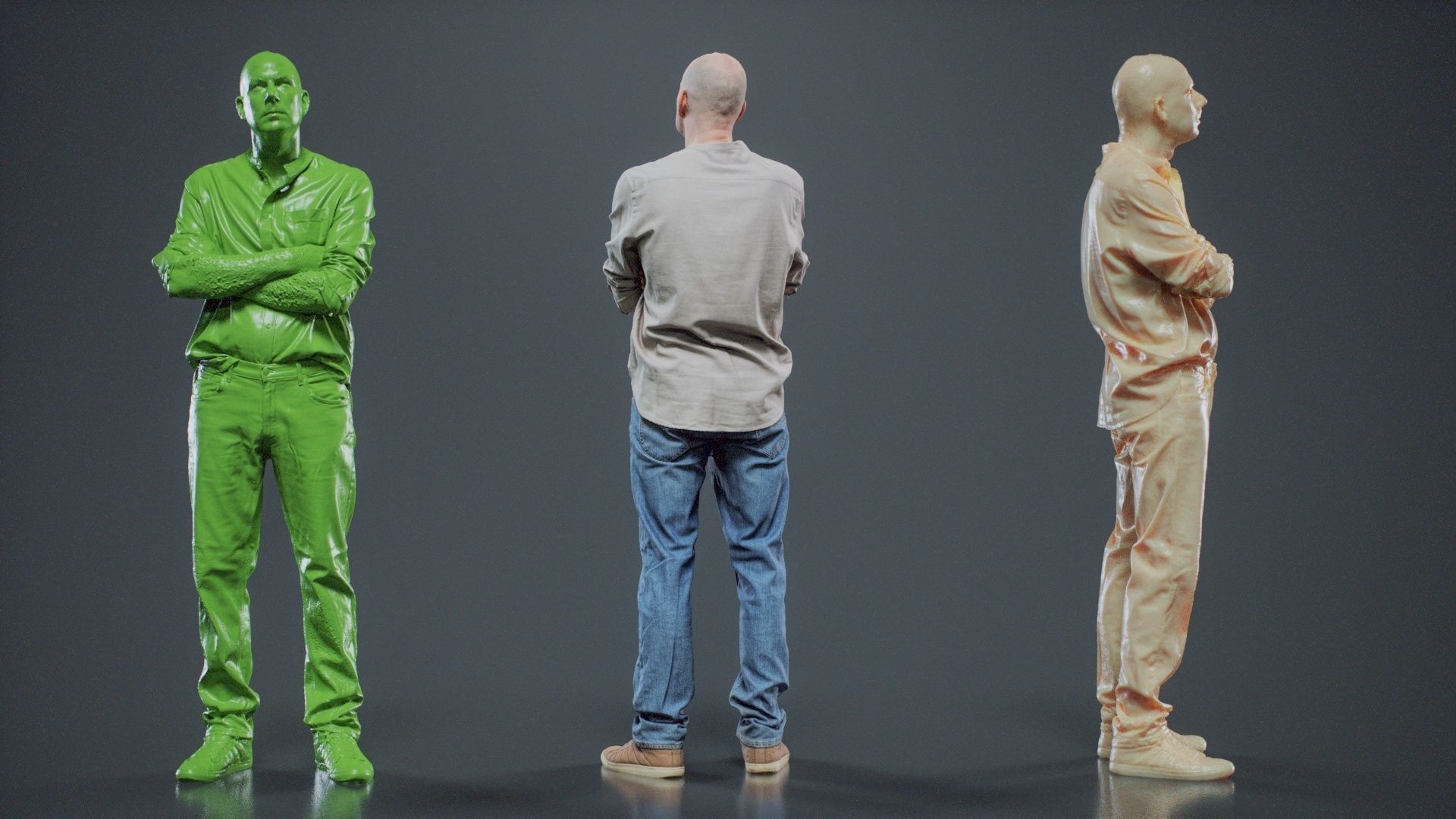 Sloppy Shirt Man 005 RAW Scan 3D model_7