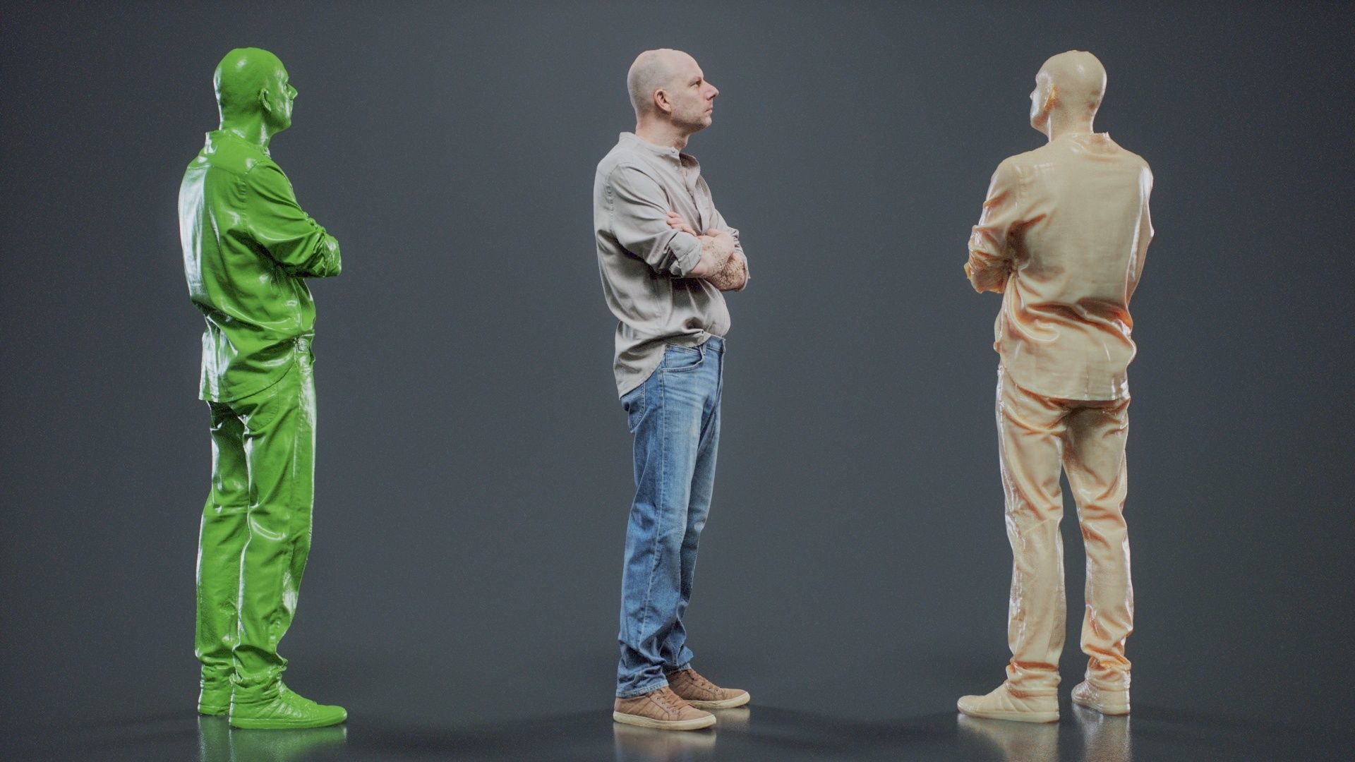 Sloppy Shirt Man 005 RAW Scan 3D model_3