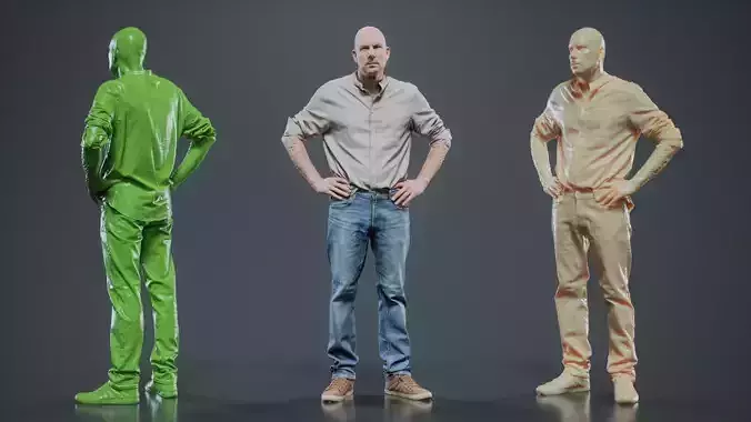 Sloppy Shirt Man 004 RAW Scan