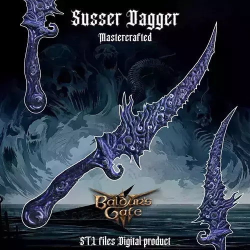 Fantasy Susser Dagger Baldurs Gate 3 3D print model
