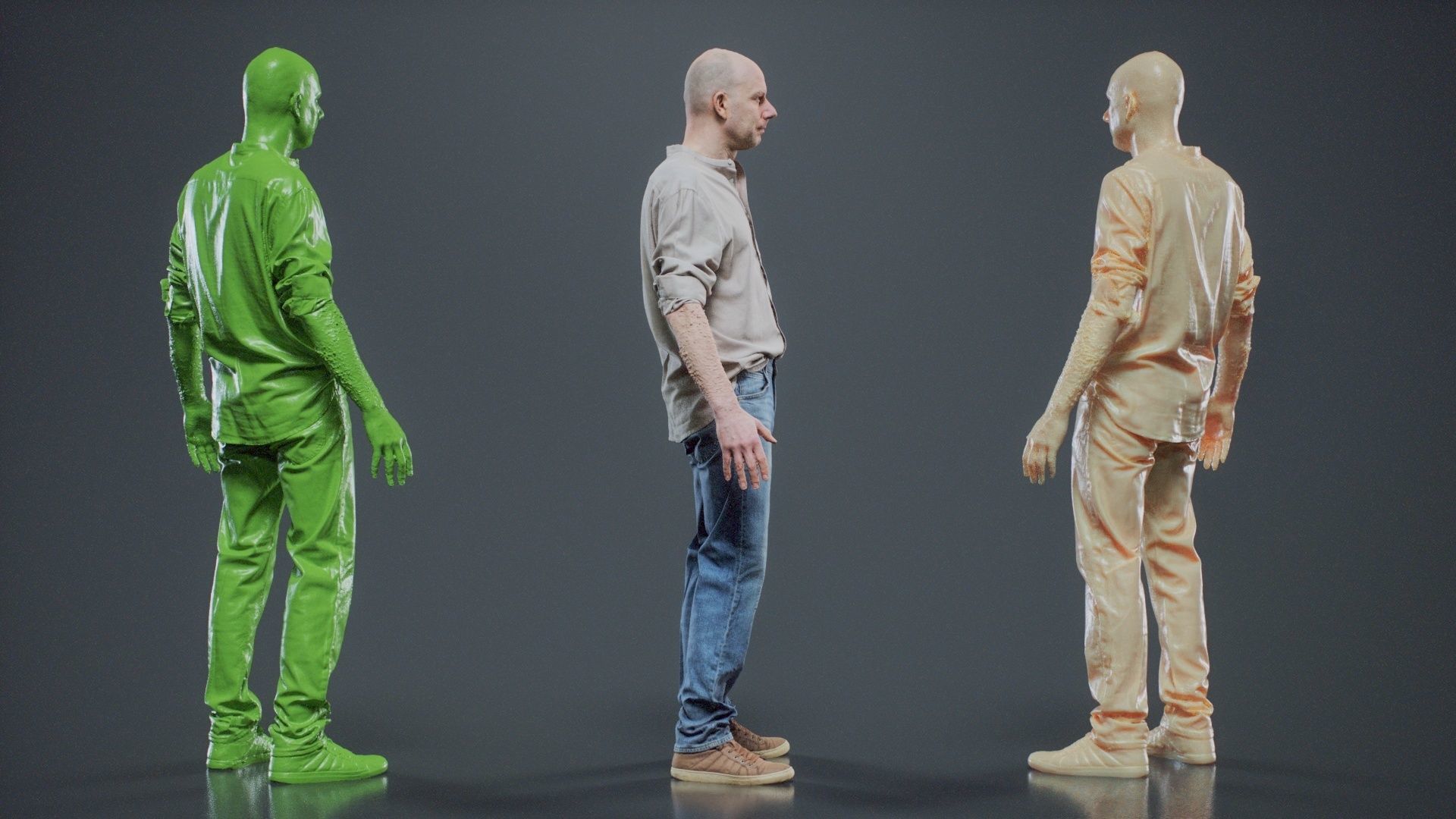 Sloppy Shirt Man 001 RAW Scan 3D model_3