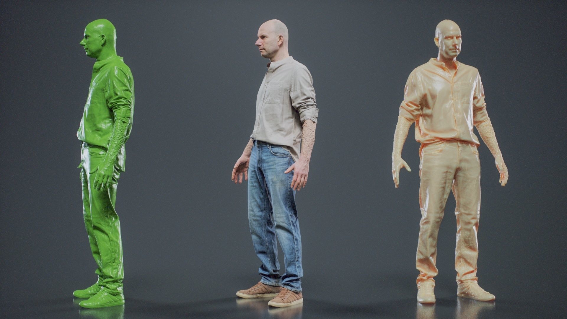 Sloppy Shirt Man 001 RAW Scan 3D model_10