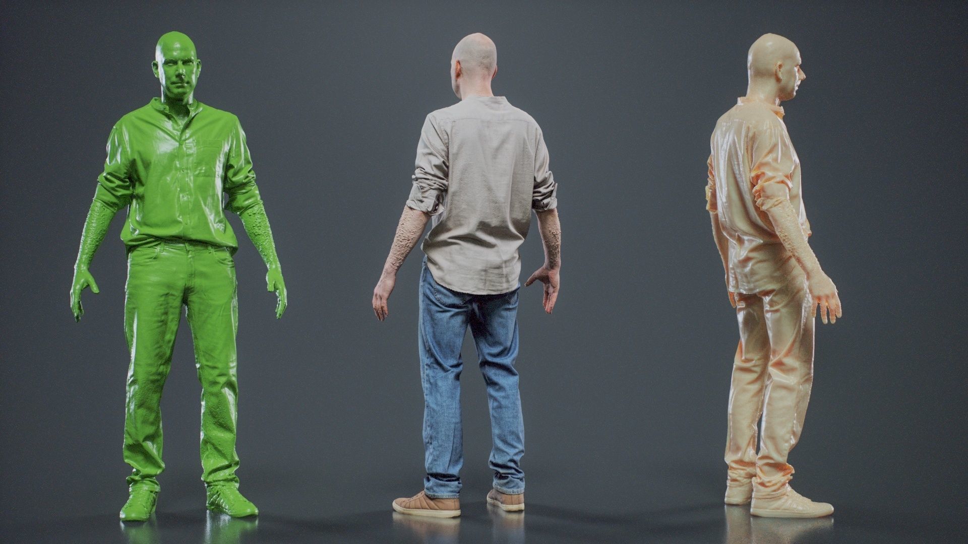 Sloppy Shirt Man 001 RAW Scan 3D model_7