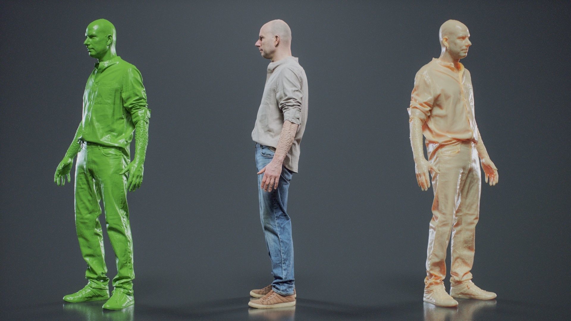 Sloppy Shirt Man 001 RAW Scan 3D model_9