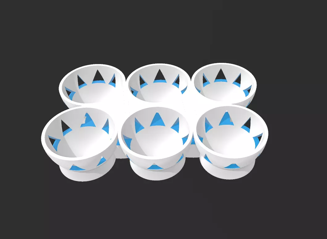 egg holder 3D print model