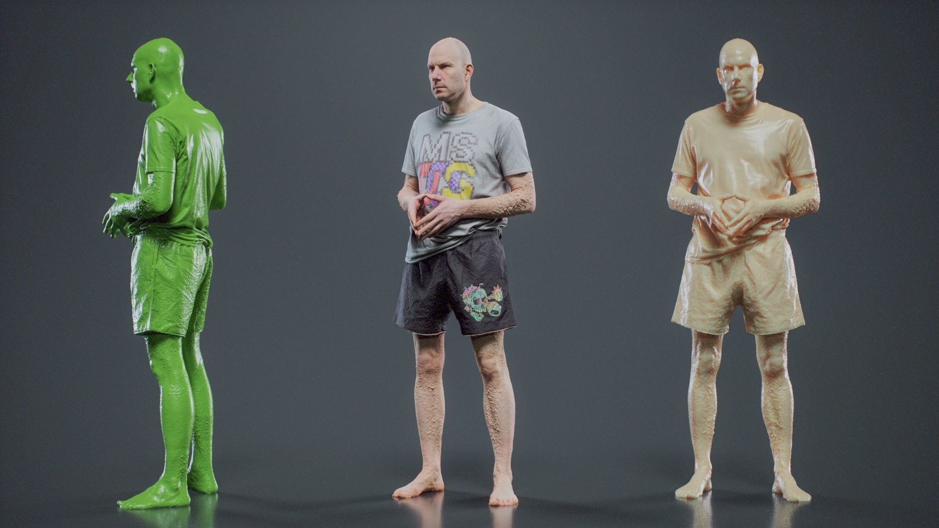 Nerd Man 004 RAW Scan 3D model_11